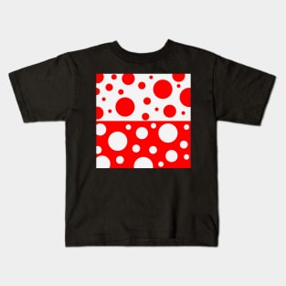 pop art polka dot pattern Kids T-Shirt